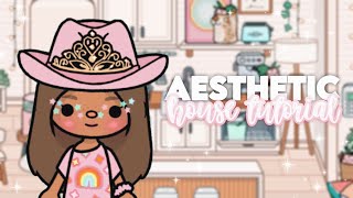 How to build a AESTHETIC HOUSE In Toca Boca! || *With Voice* || Toca Life World 🌎