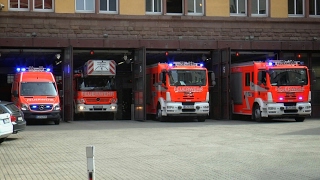 Full House Response Berufsfeuerwehr Stuttgart Wache 1 Süd [2x Reserve-HLF + Grüße]