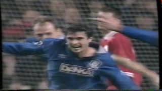 EPL 1996 Liverpool 1 vs Everton 1 at Anfield