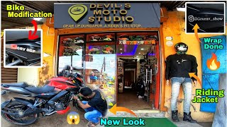 Bike Mai Apna Naam Likha diya 😱|| Bike Modification ||Pulsar NS 200 🔥|| Best In Durgapur