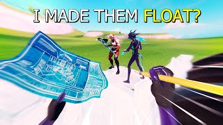 I made FAMOUS Youtubers FLOAT in Fortnite!