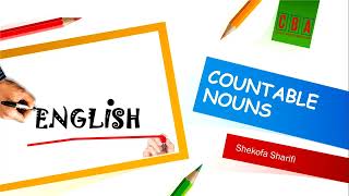 English Grammar Episode 1-3: Countable Nouns (a/an/some)