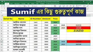 how to use sumif in excel | sumif function in excel | Sumif function tutorials Putul Tech