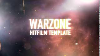 Warzone Title Preset for HitFilm