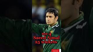 top 5 highest wicket taker in Asia cup history #shorts #cricket