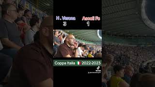 Hellas Verona Fc Vs Ascoli Fc, Coppia Italia 2023-2024.