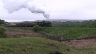 BR Standard Class 4MT No.76079  southbound at Moorgates [NYMR 2018]