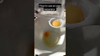 How to use an egg separator #how #howto #egg