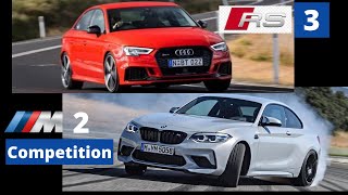 Audi RS3 vs BMW M2 Competition-Quick comparison video