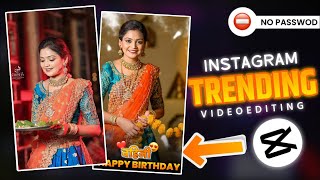 Girl Birthday Status Editing In Capcut App  | Vahini Birthday Status Editing| New Concept Birthday