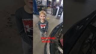 Nephew knows best, Audi A6 intake install #automobile #mechanic