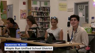 MRUSD Schoolboard Meeting | 09/18/2024