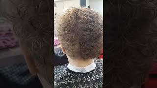 Классическая , химическая завивка ! #shortsvideo #завивкаволос #hairstyle