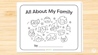 All About My Family Mini Booklet