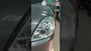 Nissan Teana замена линз  Светодиодные линзы Criline D4 /#тюмень