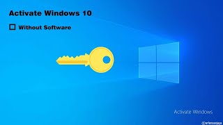 Activate Windows 10 All Version Without Software