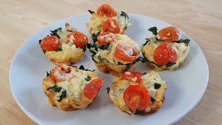 Cauliflower Cheese Breakfast Muffins