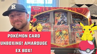 Pokémon Card Box Opening! Amarouge EX Premium Collection! Join us!