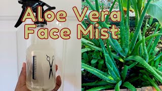 How To Make Aloe Vera Face Mist From Scratch | Keisha J Lewis