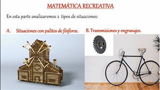 Matemática Recreativa - Ejercicios con palitos de fósforo (Ejercicios con Cerillos)📒✍️📚💯