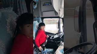 Female Bus Driver | Driving Bus | Driving Bus | Beautiful Girl Truck Drivers