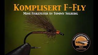 Tying a F-Fly. Her binder jeg en komplisert utgave. Mine fiskefluer og imitasjonsfluefiske.