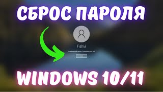 Как сбросить забытый пароль в Windows 10 БЕЗ потери данных? №2 #kompfishki