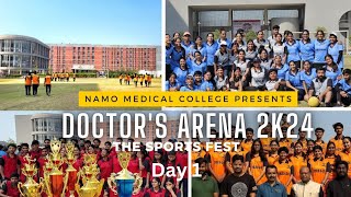 Doctor's Arena = Sports week | Namo Medical College Silvasaa | Part 1#mbbs #sportsweek #collegefest