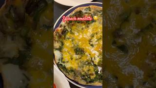 Easy spinach omelette #shorts #trending #viralshort #food #easyrecipe #youtubeshorts #calmdown