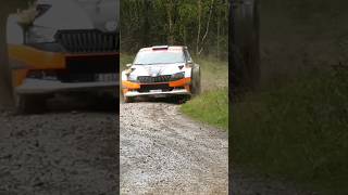 Skoda Fabia R5 Maximum Attack Trackrod Rally Yorkshire SS Cropton🇬🇧🏁#skodafabiar5 #action #rally