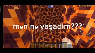 İlk Minecraft vidyom (başıma gəlməyən qalmadı💀☠️😵💀😵☠️