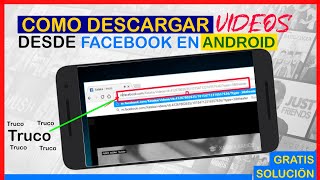 ✅ Como Descargar Vídeos de Facebook Desde Mi Android Sin Programas