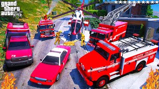 GTA 5 - Stealing SECRET EMERGENCY VEHICLES with Franklin! (Real Life Cars #261)