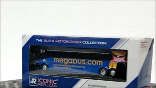 Acapsule.com Megabus #58538 M21 to Washington - 1/87 Scale MCI D4505 Motorcoach