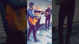 Music in Istaklal street of Istanbul Turkey