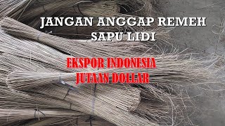 Lidi Sawit dari Limbah Menjadi Peluang Ekspor yang mencapai Jutaan Dollar, Peluang Bisnis Mantab.