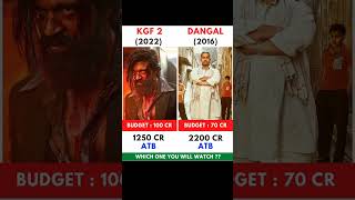 Kgf 2 Vs Dangal Movie Comparision || Box Office Collection #shorts #kgf2 #rlglawa #dangal #boxoffice