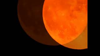 OREGON FIRES MAKE BLOOD RED MOON Nikon P900 Full Moon Capture September 10 2022