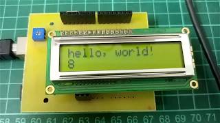 Arduino LCD Test Shield