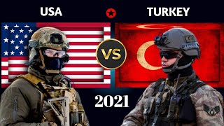 Usa vs Turkey military power comparison 2021