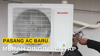 AC Murah, Dingin, Senyap, Irit Listrik SHARP AU-A7UCY 3/4 PK