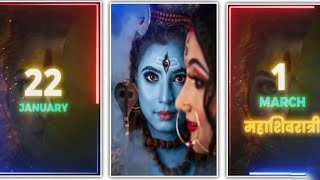 Mahashivratri Whatsapp Status Video 2022, happy mahashivratri status||