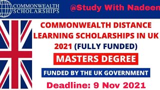 Study abroad||Commonwealth UK Distance learning scholarship 2022||New scholrship