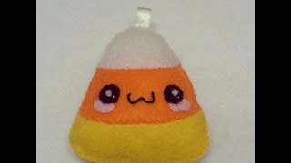 Halloween: How To Make Candy Corn  Plushie Tutorial