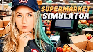 ПРОКАЧАЛА СОТРУДНИКОВ СУПЕРМАРКЕТА! ЕЩЕ ОДНА КРУТАЯ ОБНОВА // Supermarket Simulator