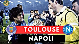 Toulouse vs Napoli 1-0 All Goals & Highlights ( 1986 UEFA Cup )