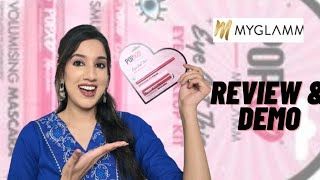 MyGlamm POPxo After Dark Eye Makeup Kit Kajal & Mascara Review & Demo| Is It Worth Buying?