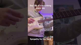 Day 130 of my daily transcribing challenge and I decided to transcribe Sympathy for the Devil