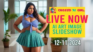 🔴 Live Now: Fashion Photography AI Art Image Slideshow | Model Look book #live #virtualinfluencer