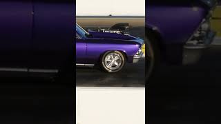 😈💀WHEN YOUR '66 CHEVELLE IS PURPLE, FAST, AND LOUD AF! #shorts #car #loud #purple